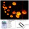 Halloween Pumpkin String Lights, 30 LED 16.4 FT 8 Modes Timer 3D Waterproof Orange Jack-O-Lantern Battery Operated Decorative Twinkle Lights for Indoor Bedroom Camper Decor Party Decorations